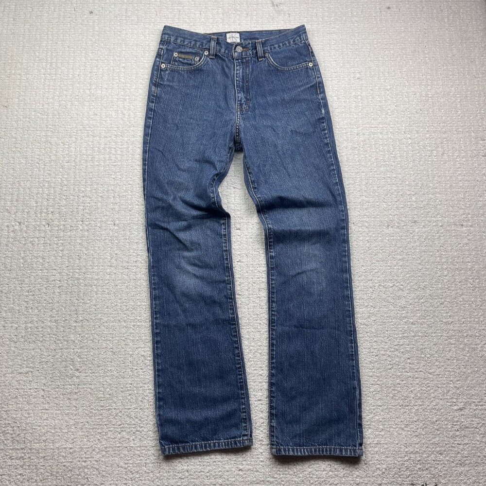 Y2K Calvin Klein Jeans Classic 5 Pocket Bootleg Jeans Denim Size 7 Casual